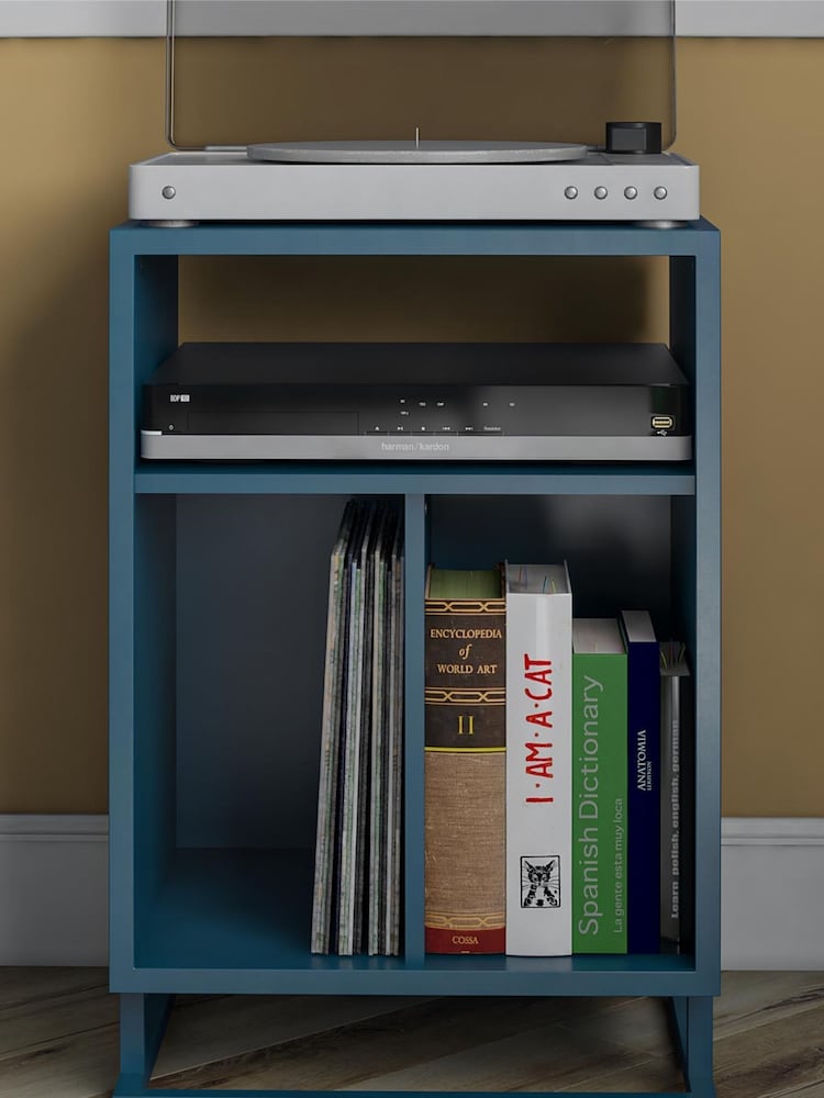 Novogratz Blue Regal Turntable Stand - Image 1 of 5