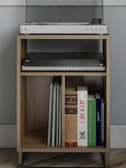 Novogratz Brown Regal Turntable Stand - Image 1 of 5
