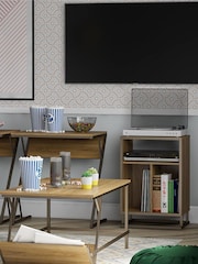 Novogratz Brown Regal Turntable Stand - Image 2 of 5