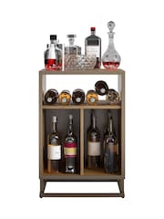 Novogratz Brown Regal Turntable Stand - Image 3 of 5