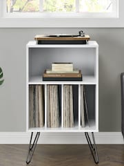 Novogratz White Concord Turntable Stand - Image 2 of 5