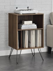 Novogratz Brown Concord Turntable Stand - Image 2 of 5