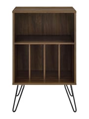 Novogratz Brown Concord Turntable Stand - Image 3 of 5