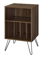 Novogratz Brown Concord Turntable Stand - Image 4 of 5