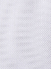 MOSS White Slim 100% Cotton Dobby Stretch Shirt - Image 4 of 5