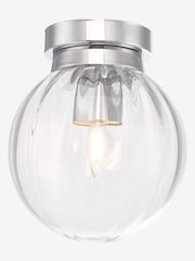 Dar Lighting Chrome Niagara Bathroom Flush Ceiling Light - Image 3 of 5