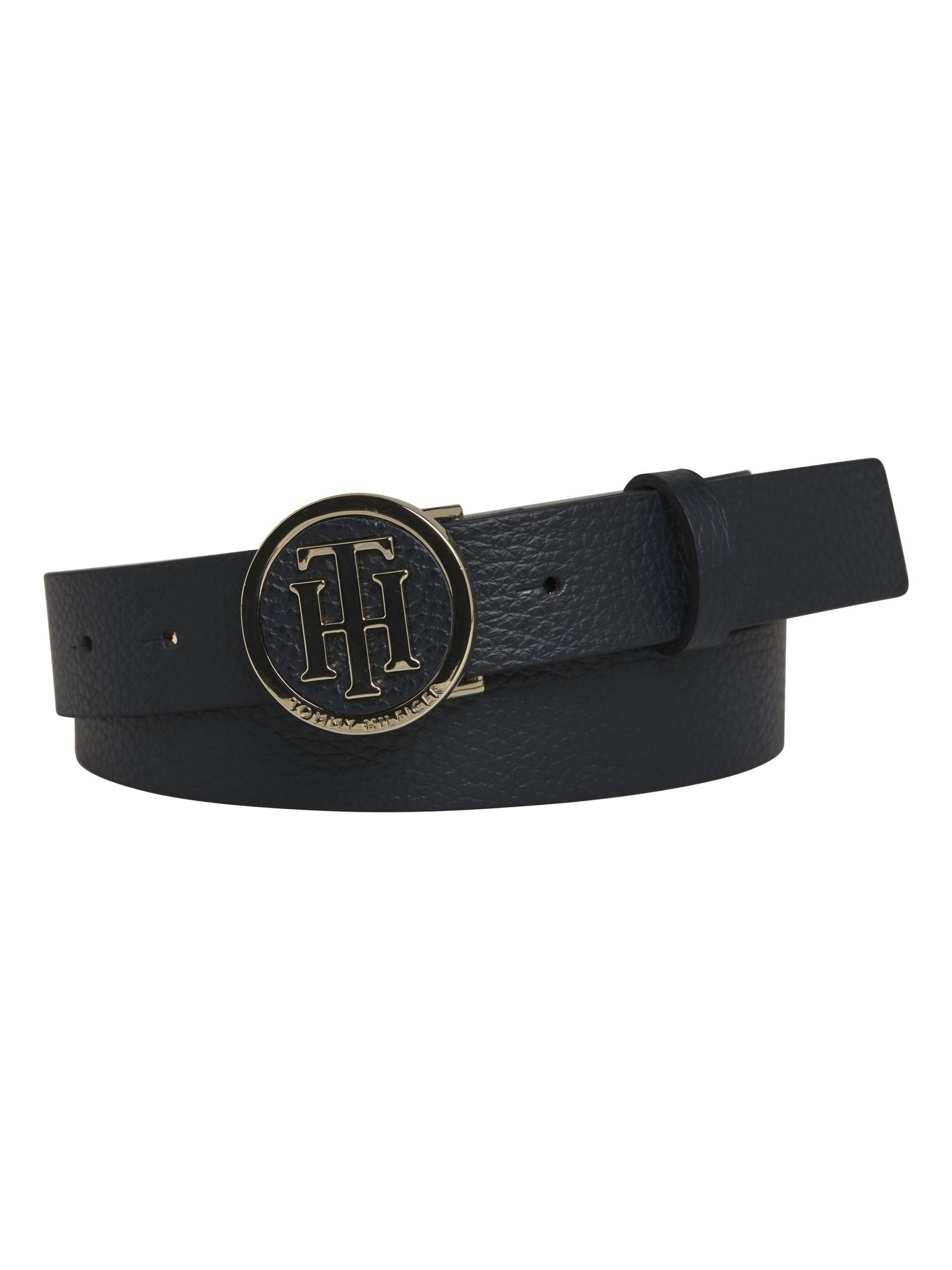 Buy Tommy Hilfiger Blue Round Logo Buckle Belt from Next USA