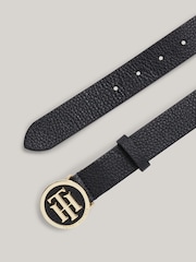 Tommy Hilfiger, Gürtel mit runder Logo-Schnalle - Bild 2 von 4