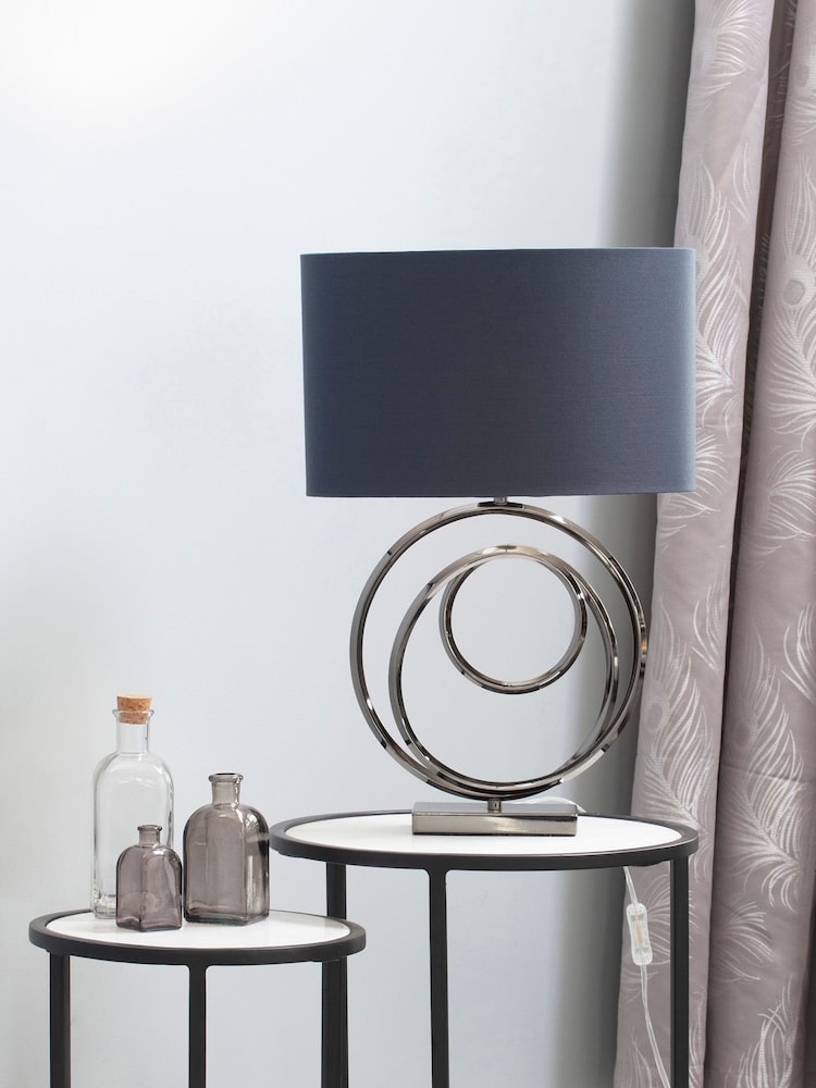 BHS Black Saturn Table Lamp - Image 1 of 4