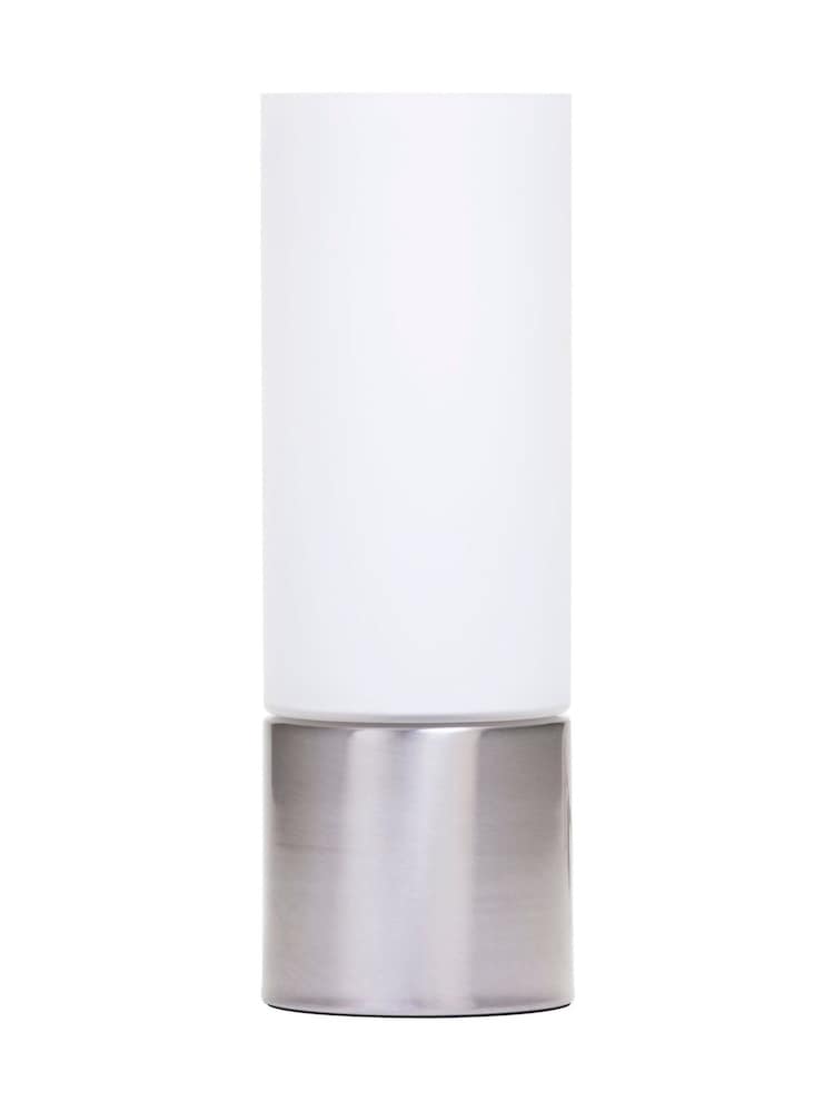BHS Silver Cylinder Touch Lamp - Image 5 of 5