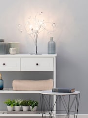 BHS Silver Lila Table Lamp - Image 1 of 4