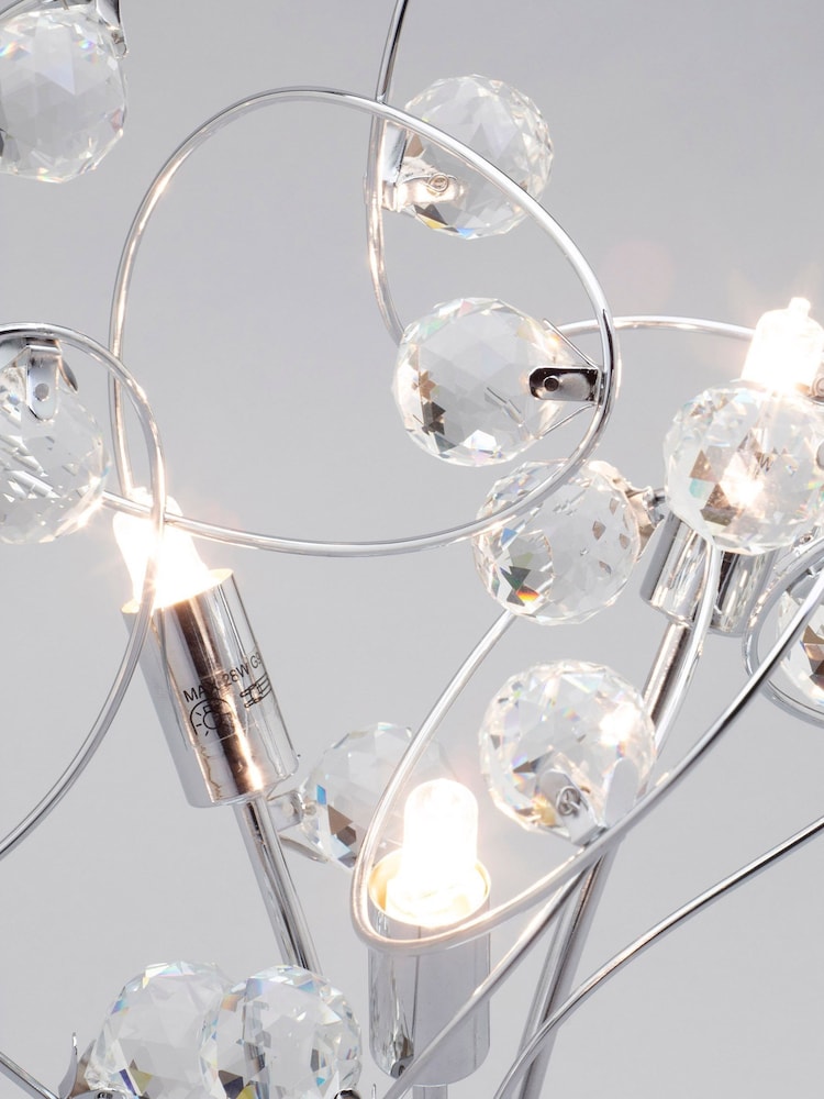 BHS Silver Lila Table Lamp - Image 2 of 4