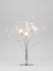 BHS Silver Lila Table Lamp - Image 3 of 4