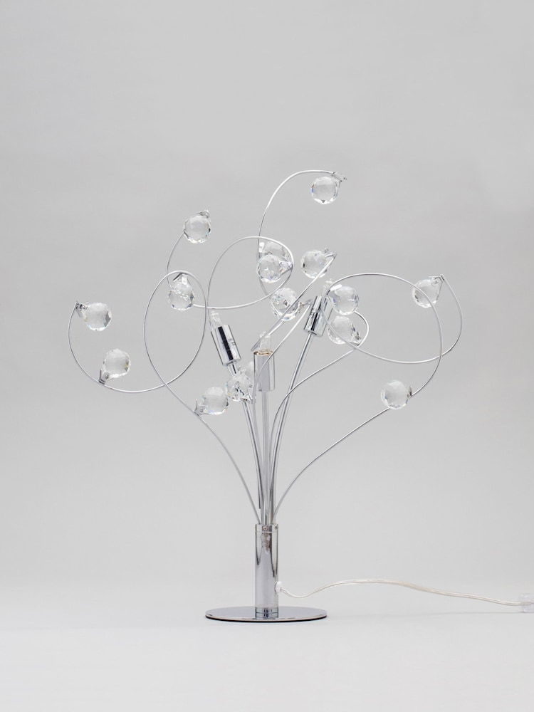 BHS Silver Lila Table Lamp - Image 4 of 4