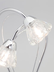 BHS Silver Marianne Table Lamp - Image 2 of 4