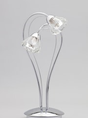 BHS Silver Marianne Table Lamp - Image 4 of 4