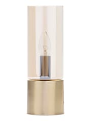 BHS Brass Cylinder Touch Lamp - Image 4 of 4