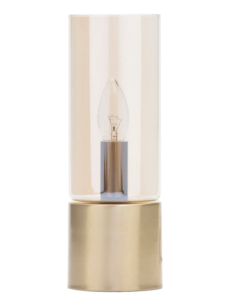 BHS Brass Cylinder Touch Lamp - Image 5 of 5 BHS Brass Cylinder Touch Lamp - Image 5 of 5