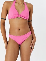 Accessorize Pink Scallop Trim Bikini Briefs - Image 3 of 4