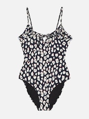 Accessorize Animal Print Frill Swimsuit - Image 4 of 4