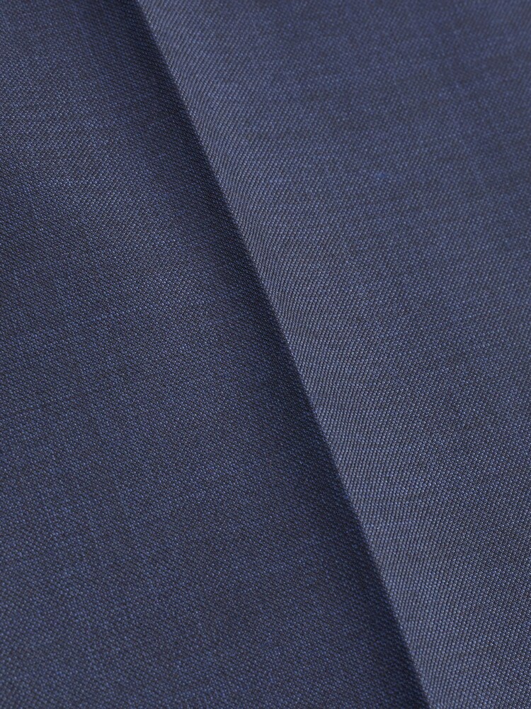Navy Blue Slim Fit Signature Cerruti 100% Wool Sharkskin Suit: Trousers - Image 9 of 10