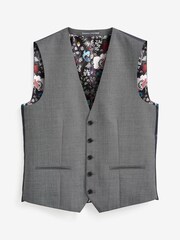 Grey Signature Cerruti 100% Wool Suit Waistcoat - Image 5 of 7
