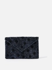 Accessorize Blue Tara Clutch Bag - Image 2 of 3