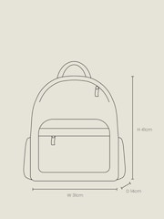 Розовый рюкзак Hype.  - Image 3 of 9