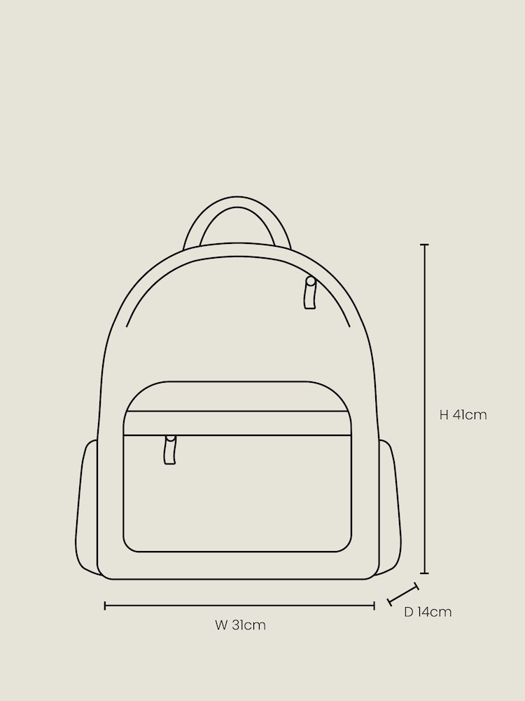 Hype. Pink Drip Backpack - Image 3 of 9