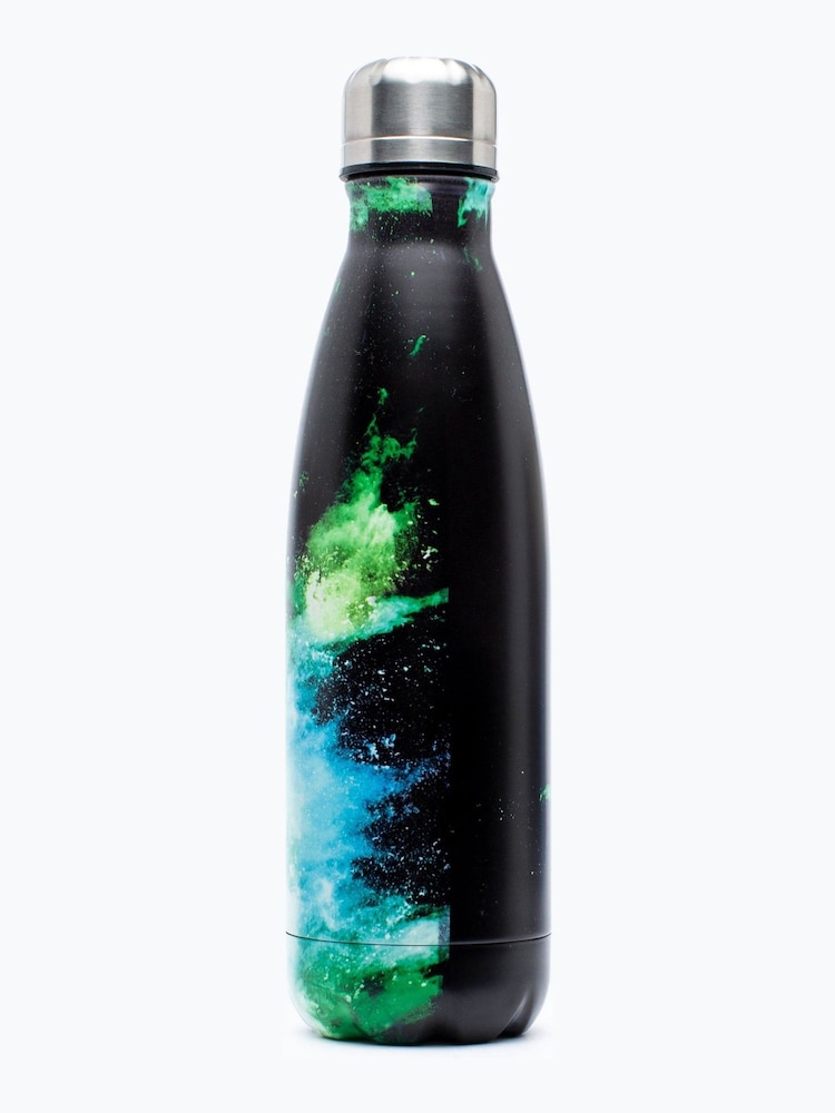 Hype. Black Chalk Dust Metal Water Bottle - Image 2 of 4