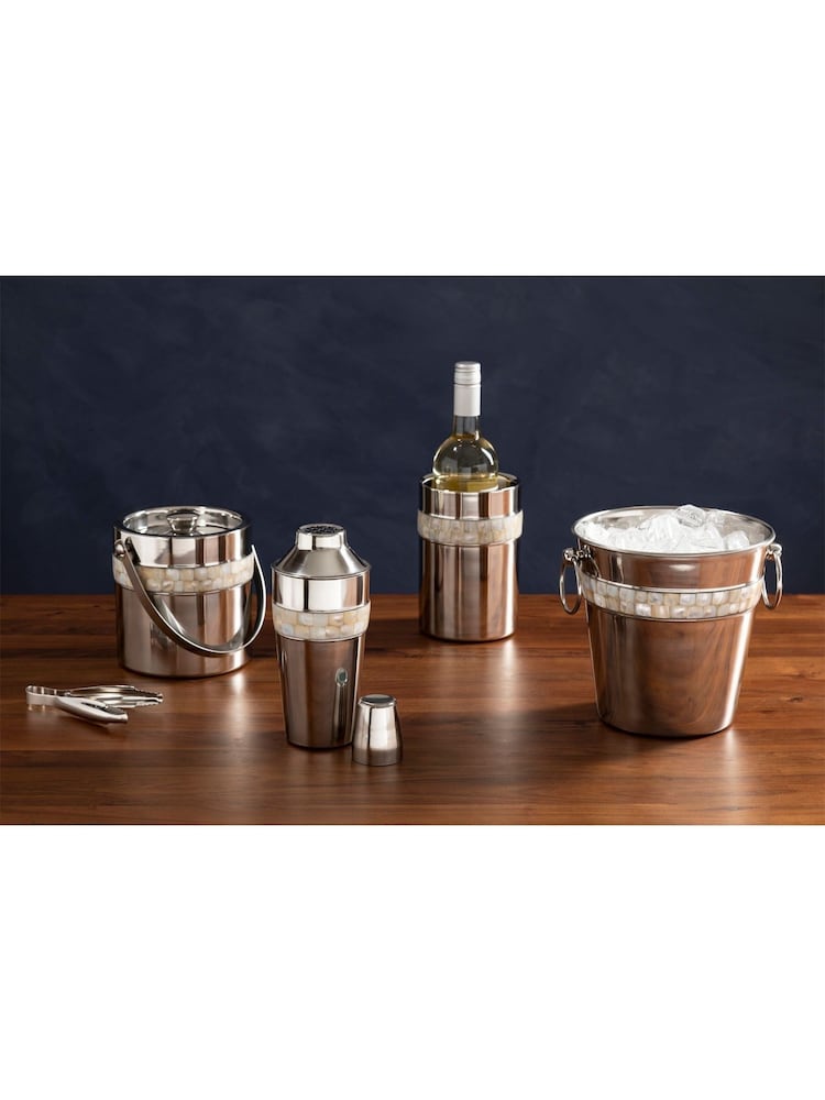 Maison by Premier Silver Mother of Pearl Design Champagne Bucket - Image 2 of 4
