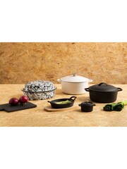 Interiors by Premier Black Cast Iron Serving Dish - Image 1 of 4