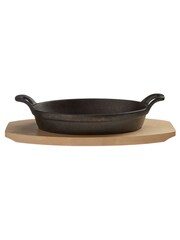 Interiors by Premier Black Cast Iron Serving Dish - Image 2 of 4