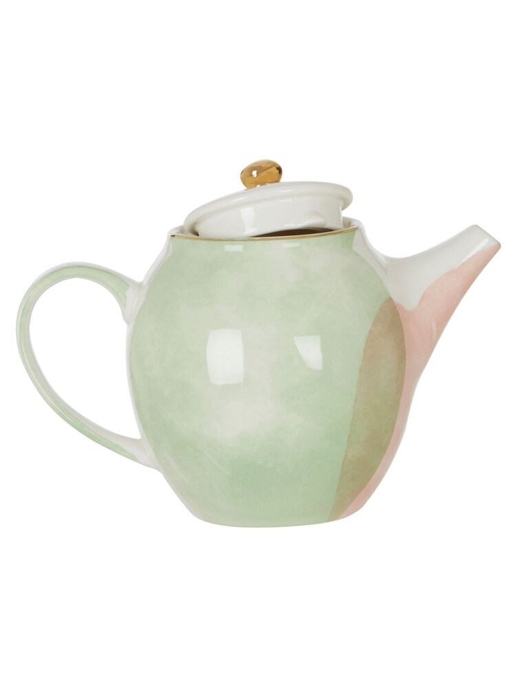 Maison by Premier Colour Of Paradise Teapot Hand Painted Porcelain - Image 4 of 4