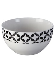 Interiors by Premier 12 Piece White Avie Windmill Dinner Set - Image 4 of 4