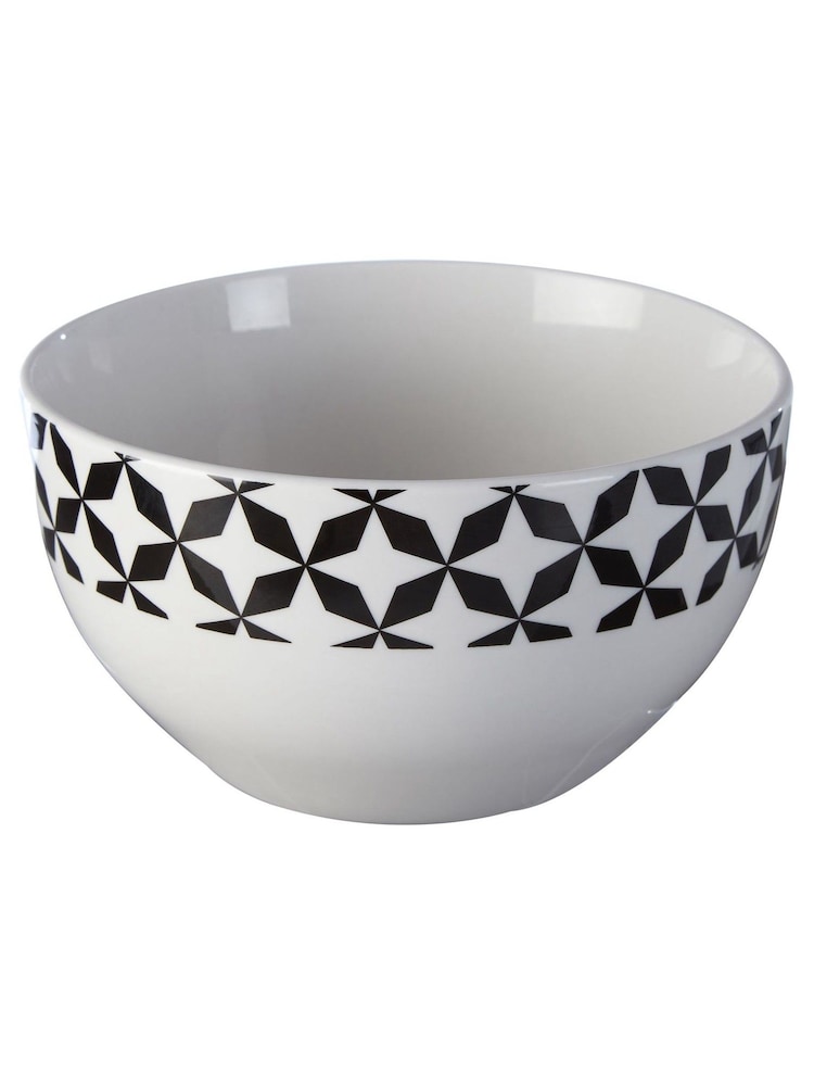 Interiors by Premier 12 Piece White Avie Windmill Dinner Set - Image 4 of 4