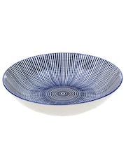 Interiors by Premier Blue/White Maya Dinner Set - Image 4 of 4