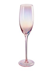 Maison by Premier Pink Champagne Flutes Frosted Deco Champagne Glass - Image 3 of 3