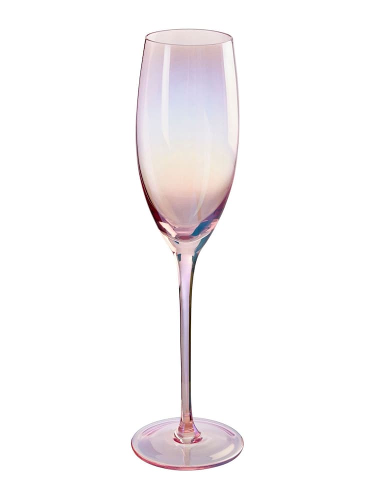 Maison by Premier Pink Champagne Flutes Frosted Deco Champagne Glass - Image 3 of 3 Maison by Premier Pink Champagne Flutes Frosted Deco Champagne Glass - Image 3 of 3