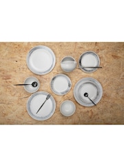 Maison by Premier 12 Piece Black Middag Stoneware Dinner Set - Image 1 of 4