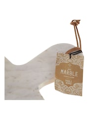 Interiors by Premier White Marble Rectangular Paddle Board - Image 2 of 2