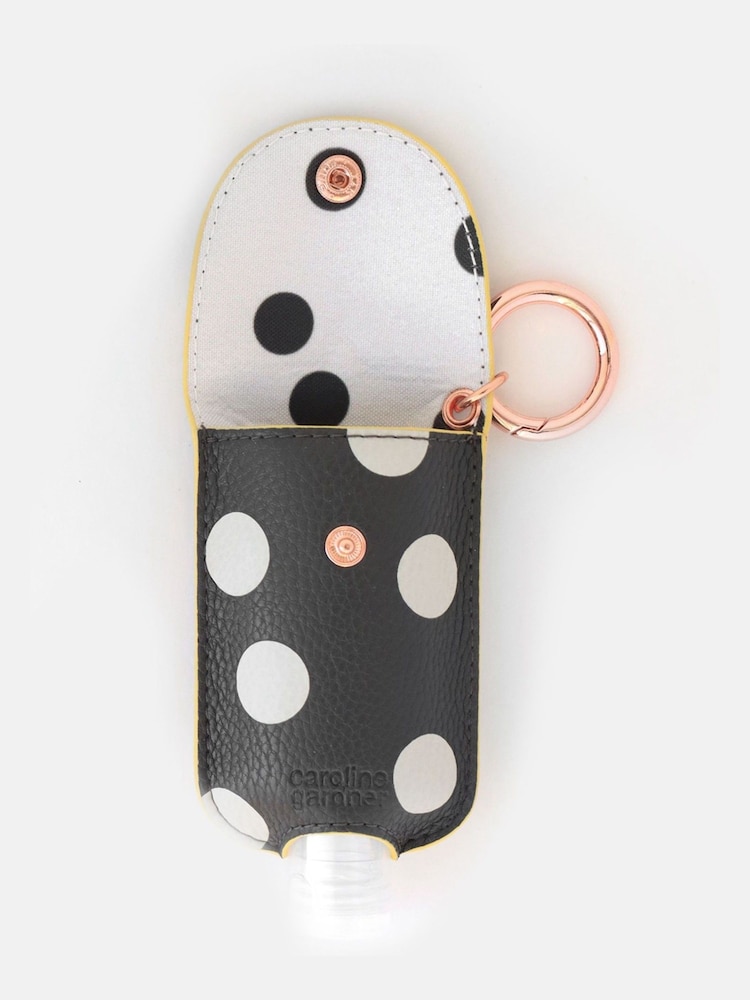 Caroline Gardner Black Spot Hand Gel Holder - Image 2 of 3