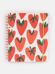 Caroline Gardner Red Strawberry Heart Food Journal - Image 1 of 4