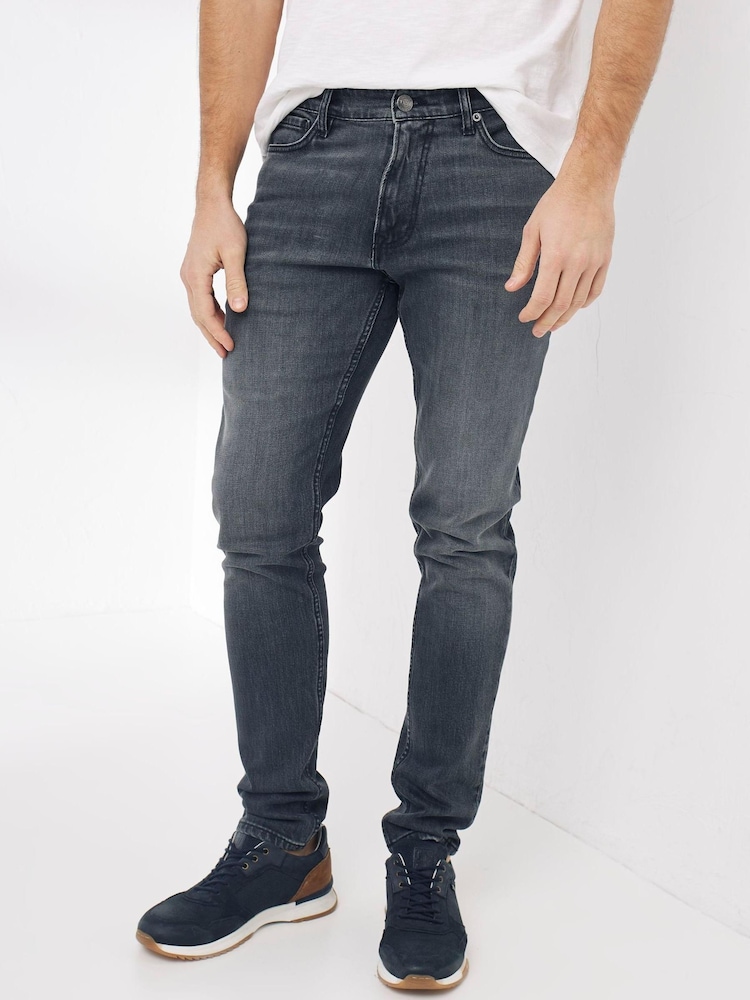 FatFace Grey Lean Wash Jeans - Image 2 of 5