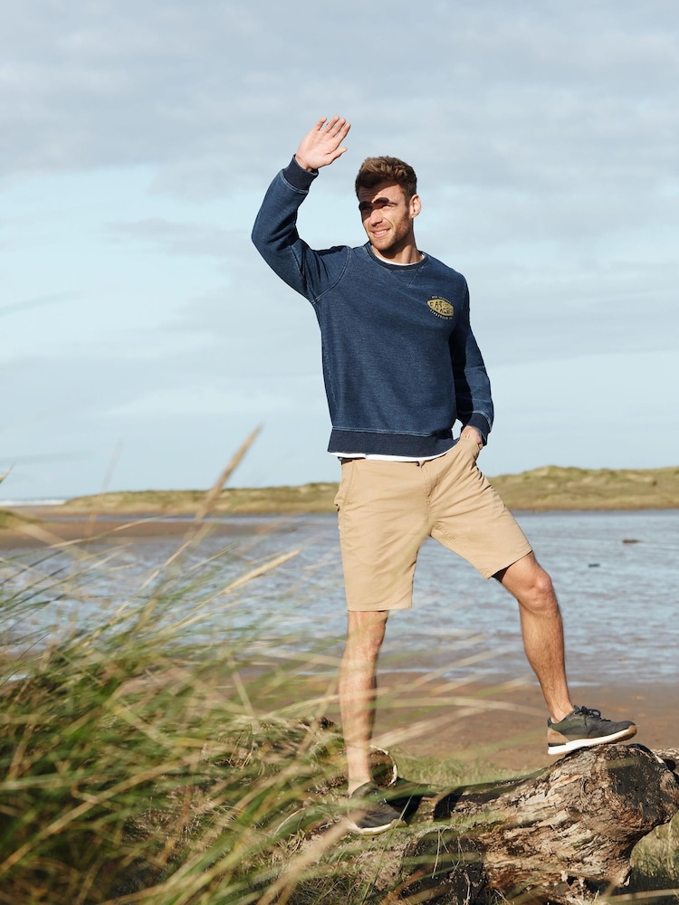 FatFace Natural Cove Flat Front Shorts - Image 1 of 5