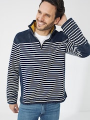 FatFace Blue Airlie Breton Sweat Top - Image 1 of 5