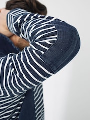 FatFace Blue Airlie Breton Sweat Top - Image 3 of 5