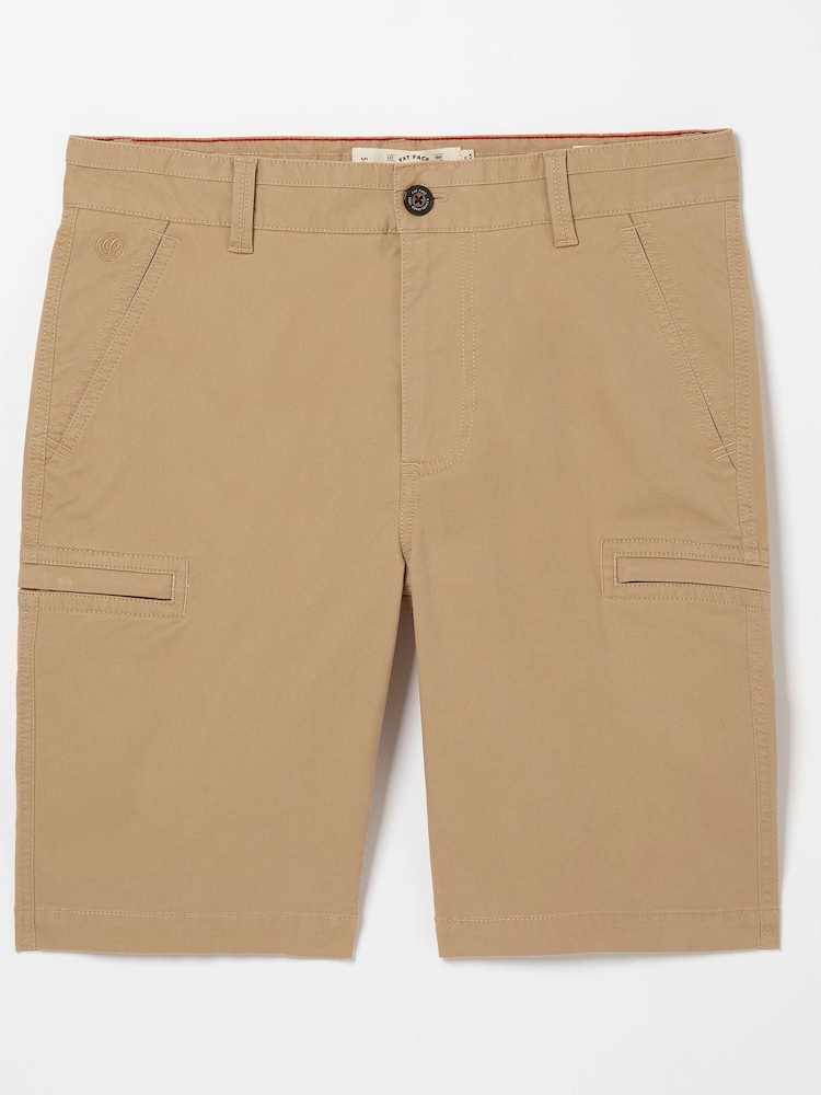 FatFace Natural Cowes Utility Shorts - Image 4 of 4