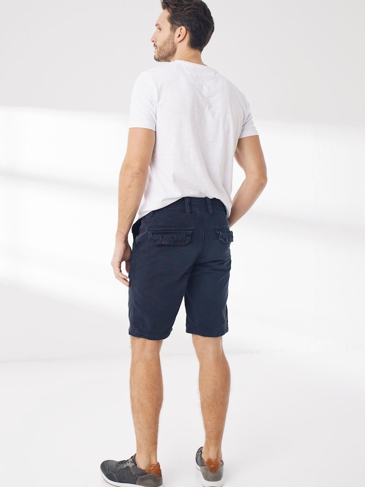 FatFace Blue Cove Flat Front Shorts - Image 2 of 4