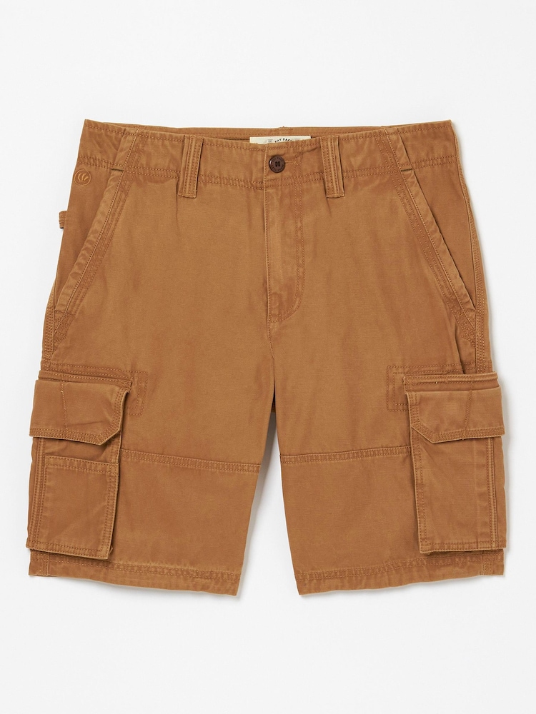 FatFace Brown Breakyard Cargo Shorts - Image 4 of 4